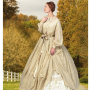 Patron Butterick 5831 robe historique, taille 34-42, en français