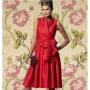 Patron Butterick 5850 robe, taille 42-50, en français