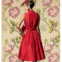 Patron Butterick 5850 robe, taille 42-50, en français