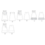 Patron Butterick 5876 robe enfant, taille 79-102, en français