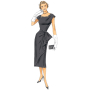 Patron Butterick 5880 robe rétro, taille 32-40, en français