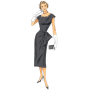 Patron Butterick 5880 robe rétro, taille 40-48, en français