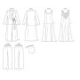 Naaipatroon Butterick 5963 combinatie, maat 40-48, Dui/En/Fr