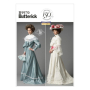 Patron Butterick 5970 robe historique, taille 34-42, en français