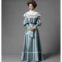 Patron Butterick 5970 robe historique, taille 34-42, en français