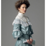 Patron Butterick 5970 robe historique, taille 34-42, en français