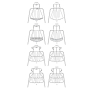 Patron Butterick 6013 robe enfant, taille 98-116, en français