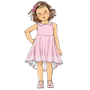 Patron Butterick 6013 robe enfant, taille 98-116, en français