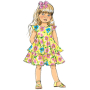 Patron Butterick 6013 combinaison robe, taille 122-134, en français