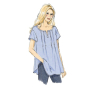 Naaipatroon Butterick 6024 blouse, Gr. 42-50, Dui/En/Fr