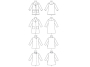 Patron Butterick 6107 manteau, taille 34-42, en français