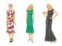 Patron Butterick 6130 robe de soirée et combinaison, en français