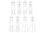Patron Butterick 6130 robe de soirée et combinaison, en français