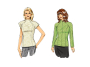 Pattern Butterick 6134 Misses' Top, Dui/En/Fr