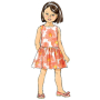 Patron Butterick 6201 combinaison robe, taille 122-134, en français