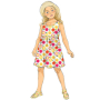 Patron Butterick 6202 robe enfant, taille 92-116, en français