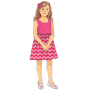 Patron Butterick 6202 robe enfant, taille 92-116, en français