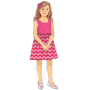 Patron Butterick 6202 combinaison robe, taille 122-134, en français