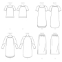 Patron Butterick 6207 robe, taille 32-40, en français