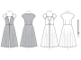 Patron Butterick 6211 robe, en français