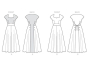Patron Butterick 6212 robe, en français