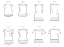 Schnittmuster Butterick 6214 Damentop, Gr. 32-40