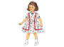 Patron Butterick 6265 robe de poupée, en français