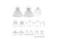 Patron Butterick 6336 robe de poupée, rétro, en français