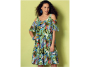 Patron Butterick 6350 robe, taille 44-48, en français