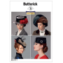 Patron Butterick 6397 chapeaux dames, en français