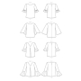Naaipatroon Butterick 6456 shirt, maat 32-40, Dui/En/Fr