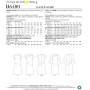 Patron Butterick 6480 robe, taille 40-48, en français