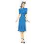 Patron Butterick 6485 robe, taille 34-40, en français