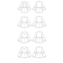 Naaipatroon Butterick 6486 shirt, maat 32-40, Dui/En/Fr