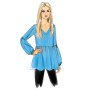 Naaipatroon Butterick 6486 shirt, maat 32-40, Dui/En/Fr