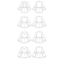 Naaipatroon Butterick 6486 shirt, maat 42-52, Dui/En/Fr