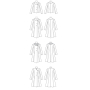 Patron Butterick 6497 veste, taille 34-42, en français
