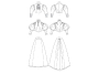 Patron Butterick 6537 costume historique, en français
