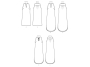 Patron Butterick 6551 robe, taille 32-40, en français