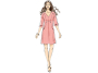 Patron Butterick 6567 robe, en français