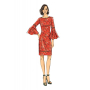 Patron Butterick 6624 robe, taille 44-50, en français