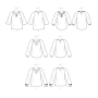 Naaipatroon Butterick 6632 tuniek, maat 32-40, Dui/En/Fr