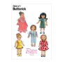 Patron Butterick 6645 robe de poupée, en français