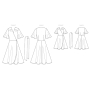 Patron Butterick 6654 robe, en français