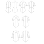 Naaipatroon Butterick 6663 shirt, maat 40-48, Dui/En/Fr