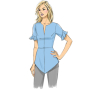 Naaipatroon Butterick 6663 shirt, maat 40-48, Dui/En/Fr
