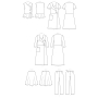 Naaipatroon Butterick 6670 combinatie, maat 40-48, Dui/En/Fr