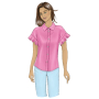Naaipatroon Butterick 6686 blouse, maat 32 - 40, Dui/En/Fr