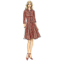 Patron Butterick 6702 robe, taille 40-48, en français