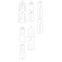 Patron Butterick 6718 combinaison , taille 40-48, en français